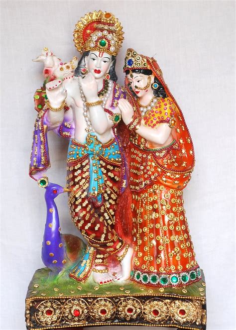 Fiber Radha Krishna Statue At Rs 80000 In Meerut Id 13301335455