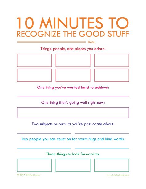 Printable Mental Health Worksheets For Adults