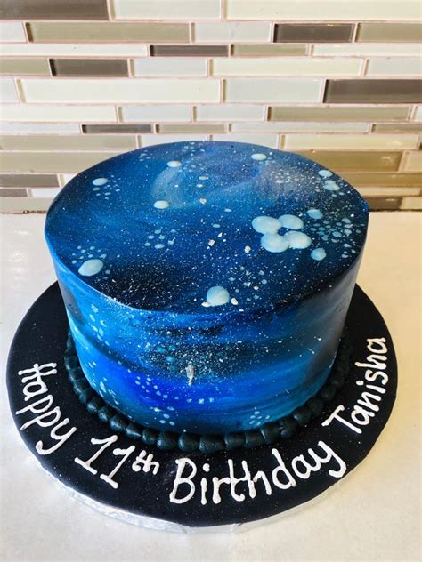 Galaxy Themed Birthday Cake Rashmis Bakery
