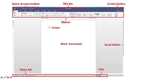 ส่วนประกอบโปรแกรม Ms Word 2016 ข้อสอบ Microsoft Word 2016 พร้อม เฉลย