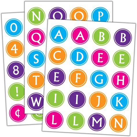 Brights Alphabet Stickers - TCR5910 | Teacher Created ...