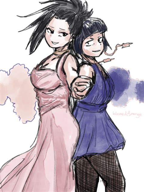 Momo Yaoyorozu And Kyoka Jiro Girl Cartoon My Hero Academia Episodes