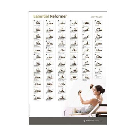 STOTT PILATES Wall Chart Essential Reformer Mariner Auctions