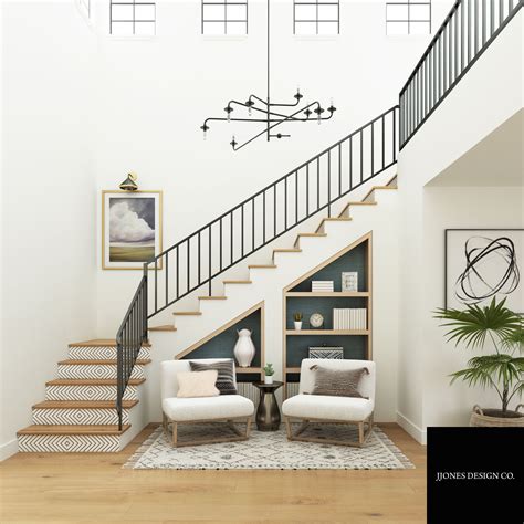 At one end of the living room, an. California Casual Foyer in 2020 | Foyer decorating, House ...
