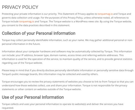 This online privacy policy explains how we collect, share, use, and protect information when you visit or use this online service and any other online services offered by the u.s. A Beginners' Guide to Privacy Policies