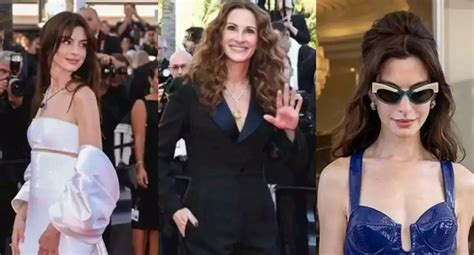 Julia Roberts Y Anne Hathaway Conquistan Cannes Con Estilos De Infarto