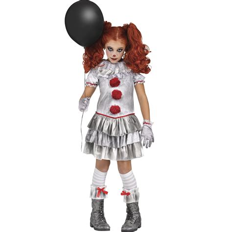 Girls Scary Clown Costume Ubicaciondepersonascdmxgobmx