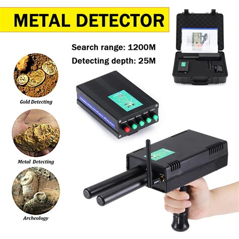 Long Range Underground Metal Detector Finder Gold Silver Copper Scanner
