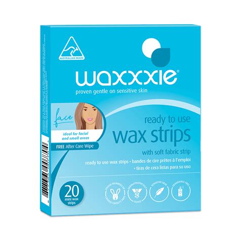Ready To Use Sensitive Mini Wax Strips For Face Waxxxie America