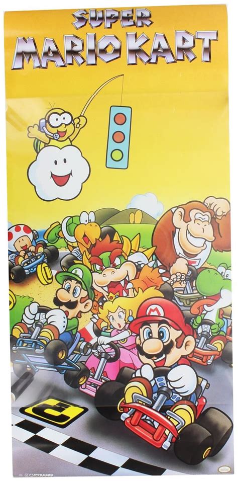 Super Mario Kart 10x22 Poster Super Mario Kart