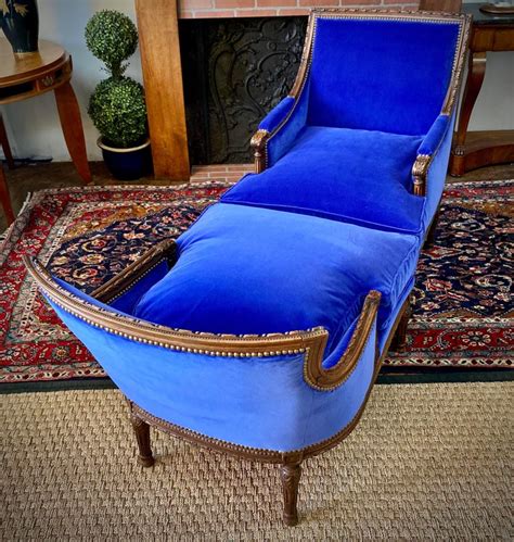Stamped Early 18th Century Louis Xvi Duchesse Brisee Longue Chair
