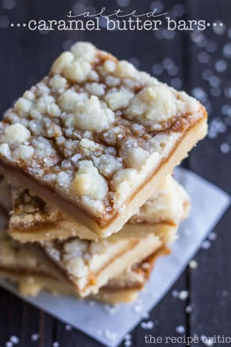 Salted Caramel Butter Bars The Recipe Critic