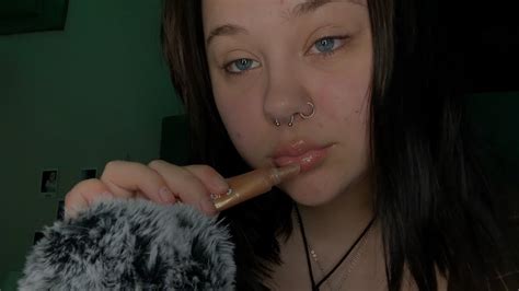 Asmr Lipgloss Application Mouth Sounds Clicky Whispers Hand