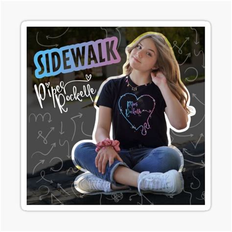Piper Rockelle Sidewalk Sticker By Yorty516 Redbubble