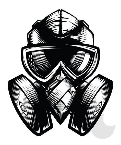 Benefits of going with svg files: Gas Mask Vector at Vectorified.com | Collection of Gas ...