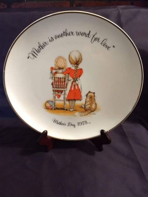 holly hobbie 1973 mother s day plate from american etsy holly hobbie hobby lobby crafts
