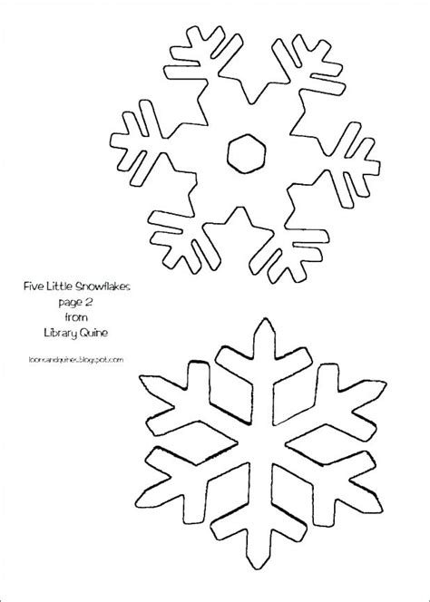 Images Of Easy Snowflake Drawing Template