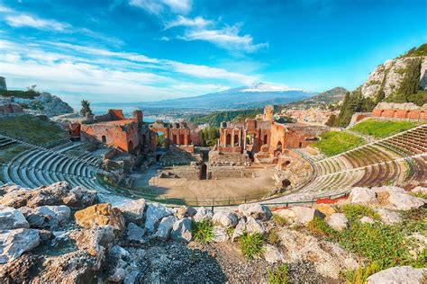 Wonders Of Italy Ancient Theater Of Taormina Italy Magazine