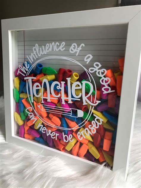 Teacher appreciation shadow box | Etsy