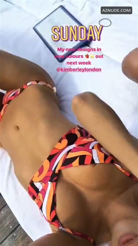 Kimberley Garner Nip Slip In Instagram Story Aznude