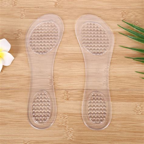Insole Fit High Heel Shoes Sandals Anti Slip Foot Pad Silicone Gel Arch