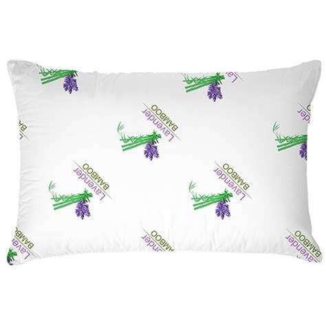 New Organic Comfort Lavender Bamboo Ultra Plush Pillow Queen Size