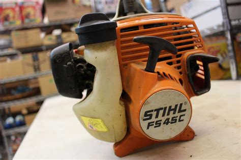 Have your stihl dealer show you how to operate your power tool. Stihl FS45C Weed Trimmer - Bodnarus Auctioneering