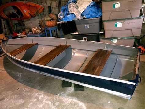Restoration Of 1970s Era Sea King 12 Foot Aluminum Rowboat