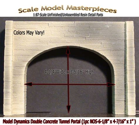 Spend a few bucks ?eh, can't i bypass this? DOUBLE CONCRETE TUNNEL PORTAL (1pc-NOS) Model Dynamics/CHOOCH/AIM HO