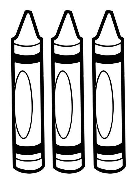 Coloring Pages Crayons Sanaaoityler
