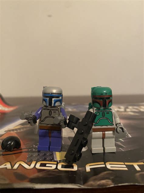 Lego Star Wars Jango Fett Minifigure Set 7153 With Instructions And