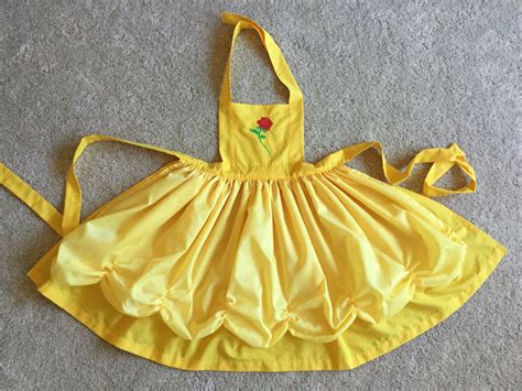 Disney Princess Inspired Belle Dress Up Apron By Jeanninechristian