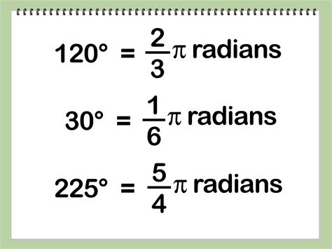 How To Convert Degrees To Radians Steps With Pictures