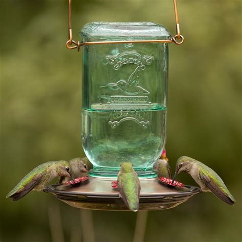 More Birds Mason Jar Hummingbird Feeder Ritchie Feed And Seed Inc