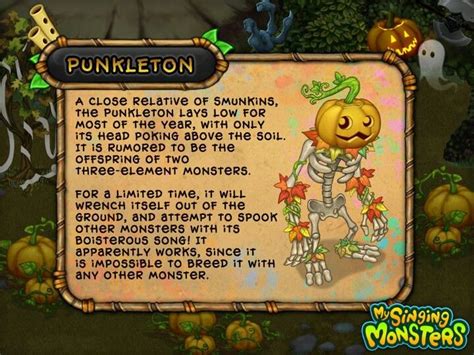 Punkleton | Singing monsters, My singing monsters, My singing