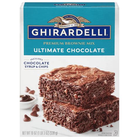 Ghirardelli Ultimate Chocolate Premium Brownie Mix Shop Baking Mixes