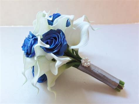 We believe in helping you find the product that is right for if you are interested in blue white wedding bouquets, aliexpress has found 379 related results, so you can compare and shop! Bridesmaid Bouquets, White Calla Lily And Royal Blue Roses ...