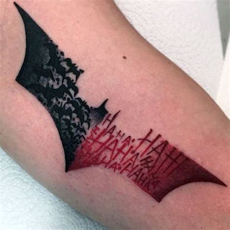 50 Batman Symbol Tattoo Designs For Men Superhero Ink Ideas