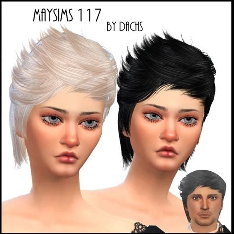 Maysims 117 And 116 Hair Retextures Sims 4 Hair