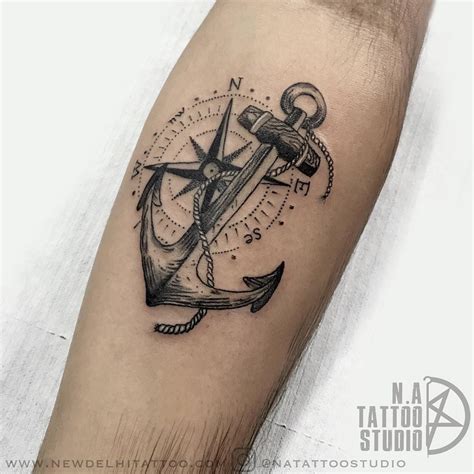Anchor Tattoo For A Sailor Hope You Guys Like It Done By