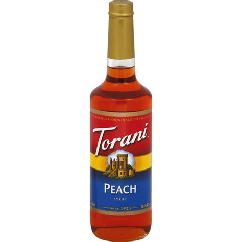 Torani Syrup Peach Flavoring Syrups Roths