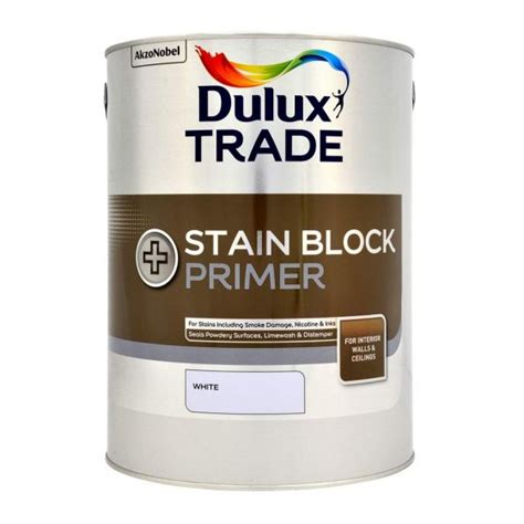 Dulux Trade Stain Block Primer White The Paint Shed
