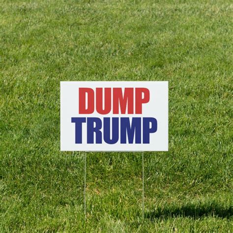 Dump Trump Impeach President Trump Yard Sign