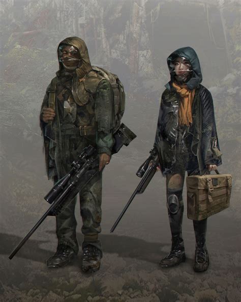 Characters For A Series I Was Doing Scavenger Post Apocalyptic