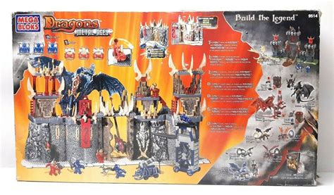 Mega Bloks Construx Dragons Metal Ages Dragon Ramparts 9514 New Sealed