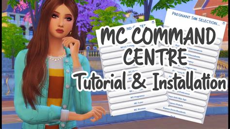 In Depth Guide To Mc Command Centre For The Sims Tutorial Images My