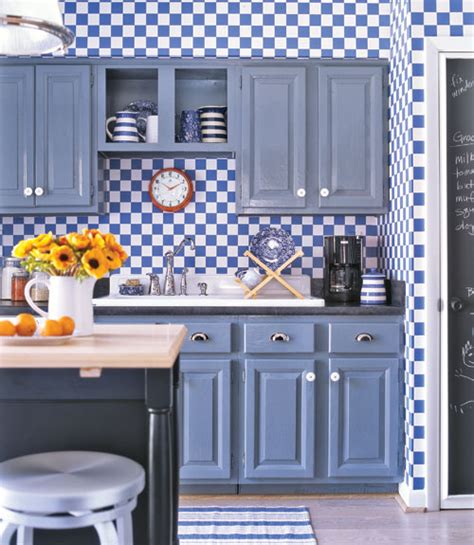 The Country Farm Home Farmhouse Style Kitchens With Checkerboard Floors