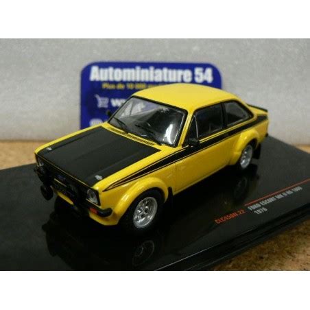 Ford Escort MK2 RS 1800 Yellow 1976 CLC450 Ixo Models