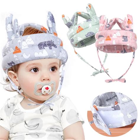 Baby Toddler Cap Anti Collision Protective Hat Baby Safety Helmet Soft