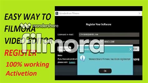 Filmora 9 Registration Code Activate Wondershare Filmora 2020 Method